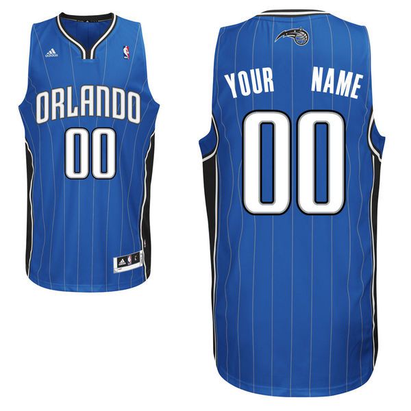 Men Adidas Orlando Magic Custom Swingman Road Royal NBA Jersey->customized nba jersey->Custom Jersey